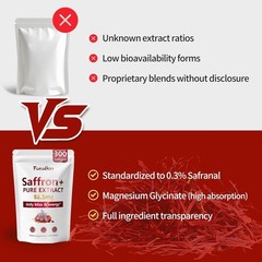 Saffron Extract 88.5mg Energy Mood Eye Support 300 Softgels 5 Month Supply
