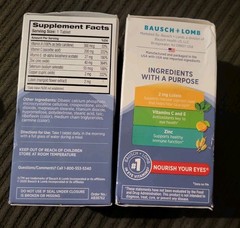 (2) Bausch + Lomb Ocuvite Lutein & Antioxidants (120 Tab Each) ~EXP: 8/26 & 9/26