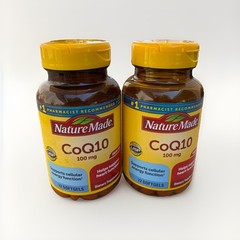 2 Pack Nature Made CoQ10 100 MG Dietary Supplement 72 Softgels X2 =144 EXP 1/28