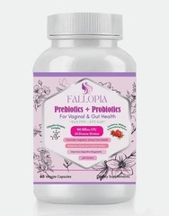 2X Fallopia Womens Prebiotics + Probiotics Vaginal & Gut Health 60 Caps 10/26