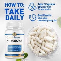 (3 Pack) Sweet Restore Cleanse Advanced Support Vitamin Supplement 180 Capsules