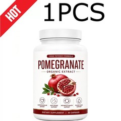 3X Alevia Organic Pomegranate Extract Capsules Natural Antioxidant Supplement