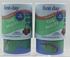 Lot of 2 FIRST DAY Women’s Daily Multi Superfoods 100 Gummies EXP 05/2027