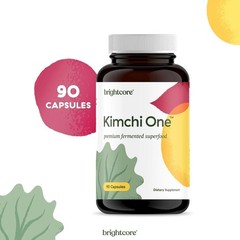 Brightcore Nutrition Kimchi One Kimchi Powder Capsules Probiotics Enzymes 1-5x