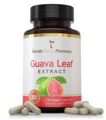 Florida Herbal Pharmacy, Guava Leaf Extract Supplement Capsules 101 120 Capsu…