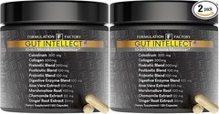 Gut Intellect Probiotic Prebiotic Postbiotic 240 Capsules 2 Pack