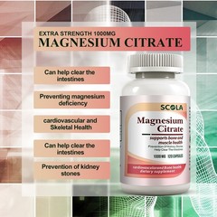 Magnesium Glycinate 1000mg for Sleep Stress Relief Support Bone – 240 Capsules