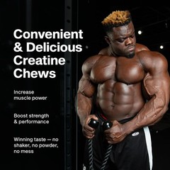 Creatine Chews, Citrus Burst, 90 Chewable Tablets (1 g per Tablet)
