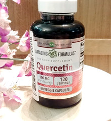Amazing Formulas Quercetin 500mg 120 Veggie Capsules Supplement 5/2027