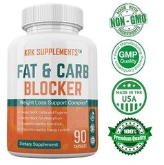 1 Fat Carb Blocker Extra Strength Weight Loss Complex Burn Low Keto Diet Pills