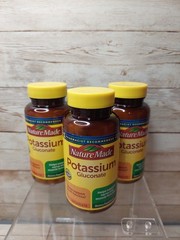 3 Pack Potassium 550mg 300 Tablets (3×100) No Gluten Exp. 2029