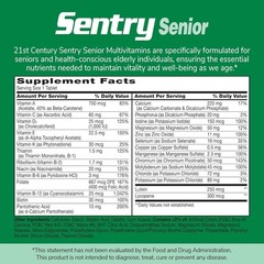 Sentry Senior Tablets, 265 Count