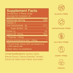 Calm & Clarity Mints – GABA L-Theanine Stress Supplement with Vitamin D3 – No…