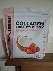Clean Simple Eats Collagen + Beauty Blend Strawberry Colada 30 Servings 14.6oz