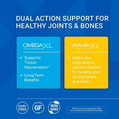 OmegaXL Joint Support Supplement – 60 Softgels & VitaminXL D3 High Potency Da…