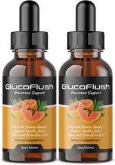 GlucoFlush Pancreas Support Promote Healthy Weight Supplements Serum – (2-Pack)