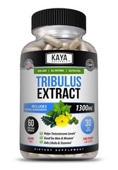 Tribulus 1300mg 45% Saponins 60ct Bladder & Urinary Tract Health Male Energy