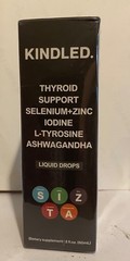 Kindled Thyroid Support Liquid Drops – Selenium, Zinc, L-Tyrosine, Iodine