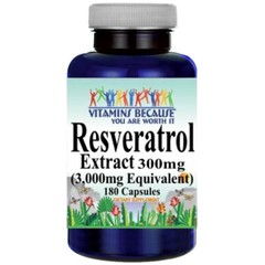 Resveratrol Extract 3000mg 180 Caps Maximum Strength Made in the USA Antioxidant