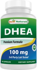 DHEA Supplement 100mg 60 Capsules Balanced Hormone Levels Support