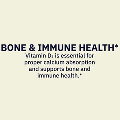 Vitamin D3 1000 IU Softgels, 100 Count