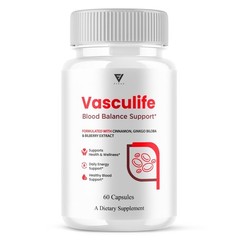 Vasculife Blood Balance, Vasculife Advanced Blood Health (60 Capsules) 1-5 pack