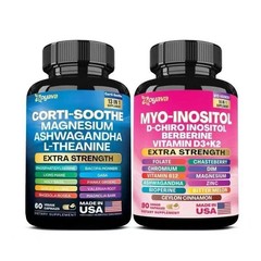 Cortisol & Myo-Inositol Supplement 13-in-1 Soothe & Smooth Bundle