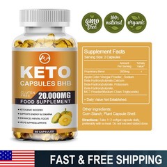 Keto ACV 60 Capsule Keto Diet Drop Weight Loss Fat Burner Appetite Suppressant
