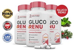 Gluco Renu 688MG Blood Support Formula Gluo Renew Glyco Optimizer Pills 3 Pack