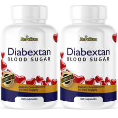 Diabextan- Blood Support- 2 Bottles- 120 Capsules