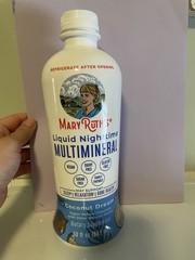 Mary Ruth’s Nighttime Multimineral Liquid – Coconut Dream – 32 Oz – Exp 08/2026