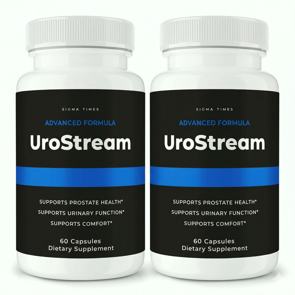 UroStream Capsules Prostate Health Support Men Urinary Formula 2×60 Ct