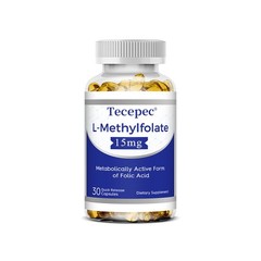 L-Methylfolate Capsules Enhance Memory & Focus,Balanced Mood,Brain& Heart Health