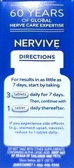 Nervive Nerve Relief, Reduces Nerve Pain & Discomfort, 30 Tablets – EXP 12/2028