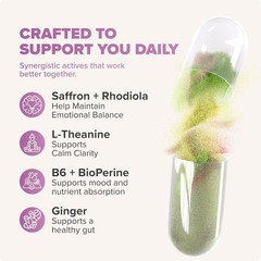 USPS Rosabella Saffron 88mg Herbal Supplement Mood Balance Mental Clarity Digest