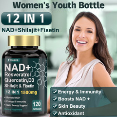 NAD Supplement, 1500Mg – Liposomal NAD+ Supplement with Resveratrol, Nad plus US