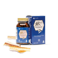 FINE JAPAN Shark Cartilage with Calcium, Protein, Collagen for Joint Health