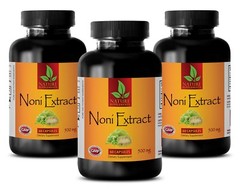 anti-aging naturals – NONI EXTRACT 500mg – brain and memory boost – 3 Bottles