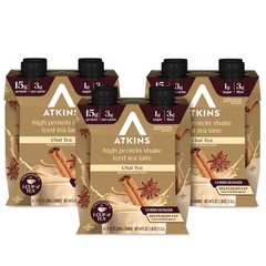 Atkins Chai Tea Latte Flavored Protein Shake, High Protein Shake, Low Glycemi…