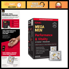 Men’s Performance & Vitality Vitapak – Complete Nutrition, Circulation Support,