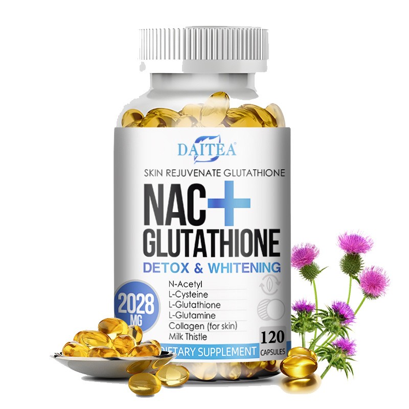 Glutathione supplement,120 capsules,brightens skin ,Anti-aging, support nails.