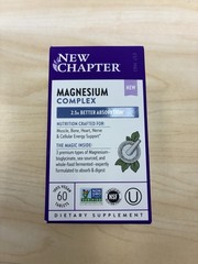 New Chapter Magnesium Complex Supplement, 325 mg – 60ct