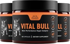 3x Lonvera Vital Bull Beef Organ Supplement for Men – Grass Fed Organs