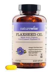 Omega 3 6 9 sin pescado 720mg ALA suplemento organico 120 capsulas