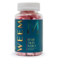 WEEM Hair Skin and Nails Gummies – Supports Healthy 1 Count (Pack of 60)