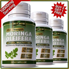 MORINGA OLEIFERA PILLS ORGANIC IMMUNE 10,000mg EXTRACT MULTIVITAMIN WEIGHT LOSS