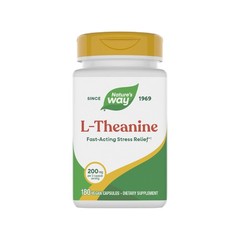 Nature’s Way LTheanine, Stress Support*, Promotes Relaxation*, 200 mg per