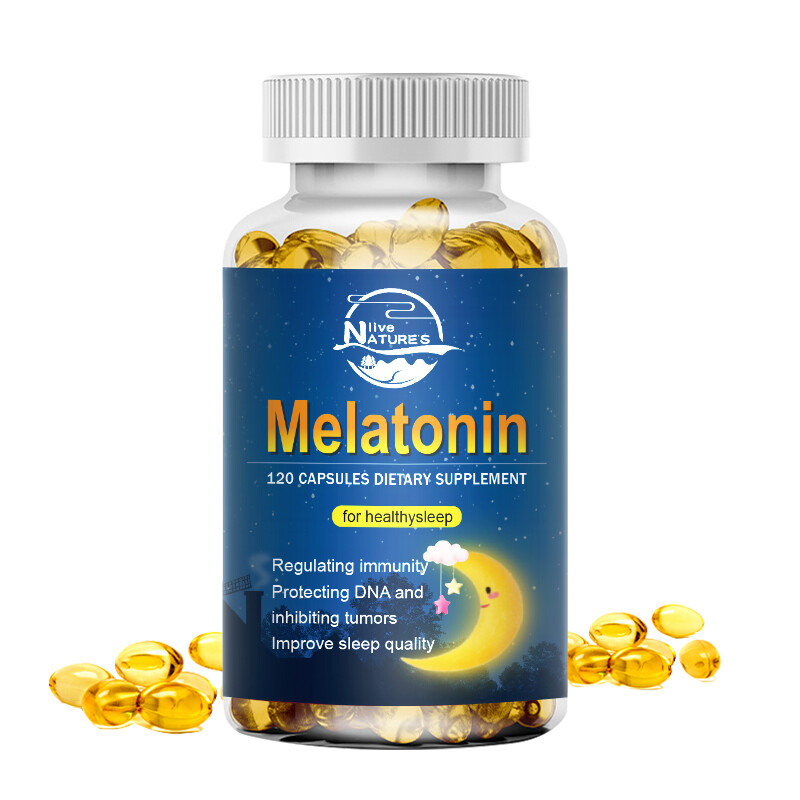 10mg Sleep Support Capsules Improve Sleep Quality Relieve Stress Sleep 4× 120Pcs