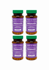 People’s Choice Melatonin 30 Tablets 4 Pack Sleep Support Supplement