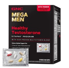BRAND NEW GNC Mega Men Healthy Test Vitapak 30 Pack LONG